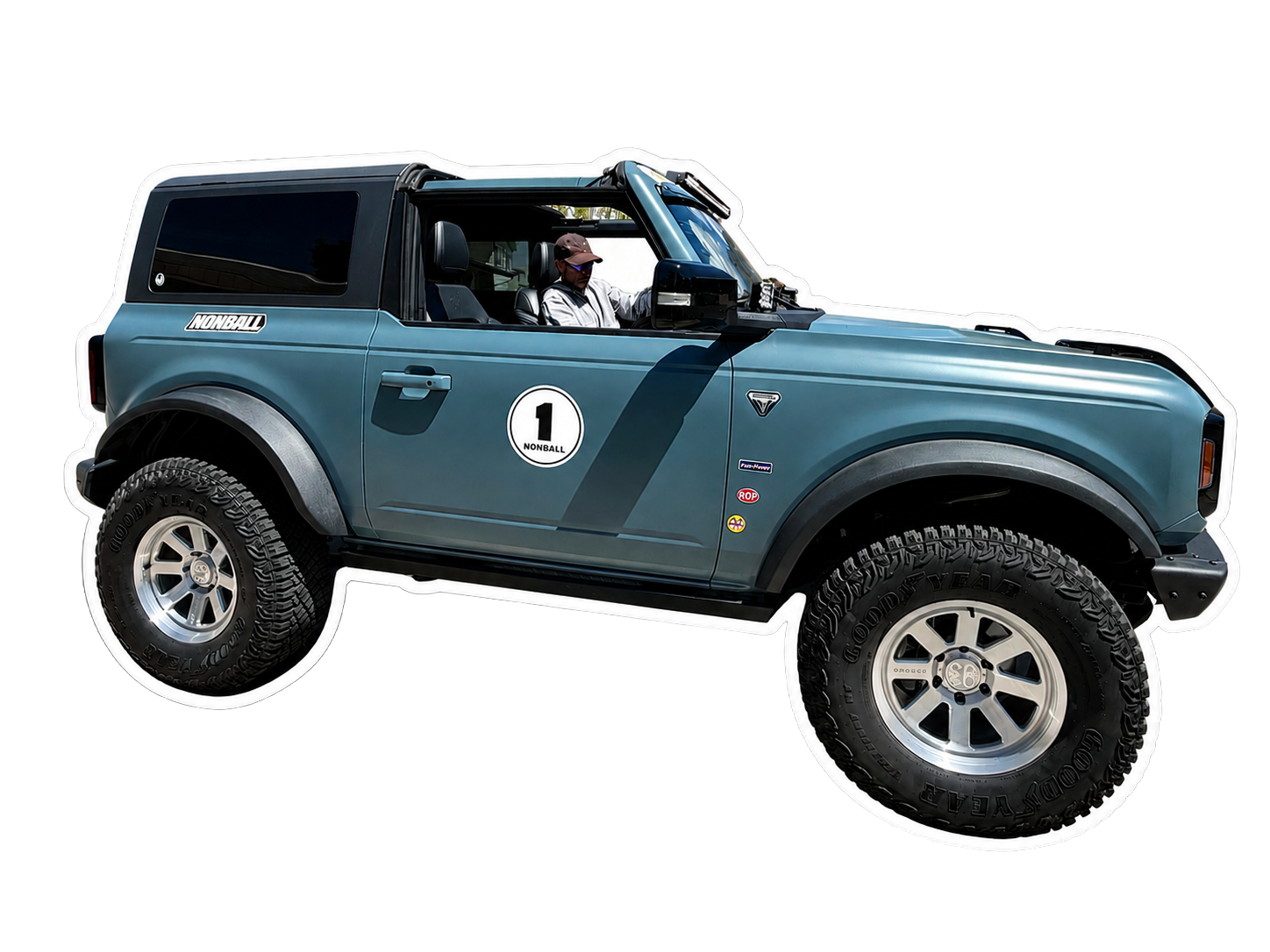 BLU-OLY NONBALL team vehicle
